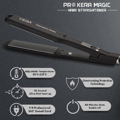 VEGA Professional Pro Kera Magic Hair Straightener (VPPHS-04)