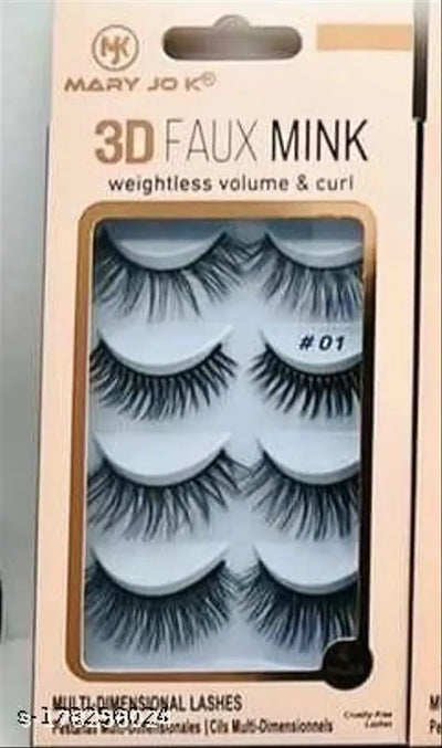 MARY JOK 3D FAUX MINK Multi-Dimensional Lashes 5 Pair Pack #1