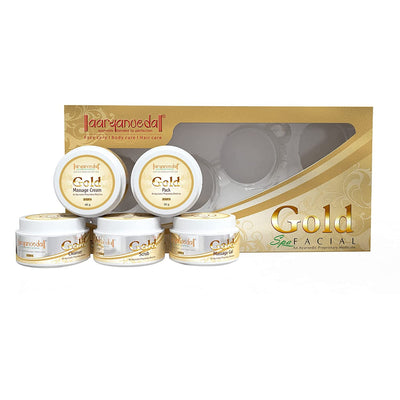 Aryanveda Gold Facial Kit for Deep Moisturization & Glowing Skin - 210g