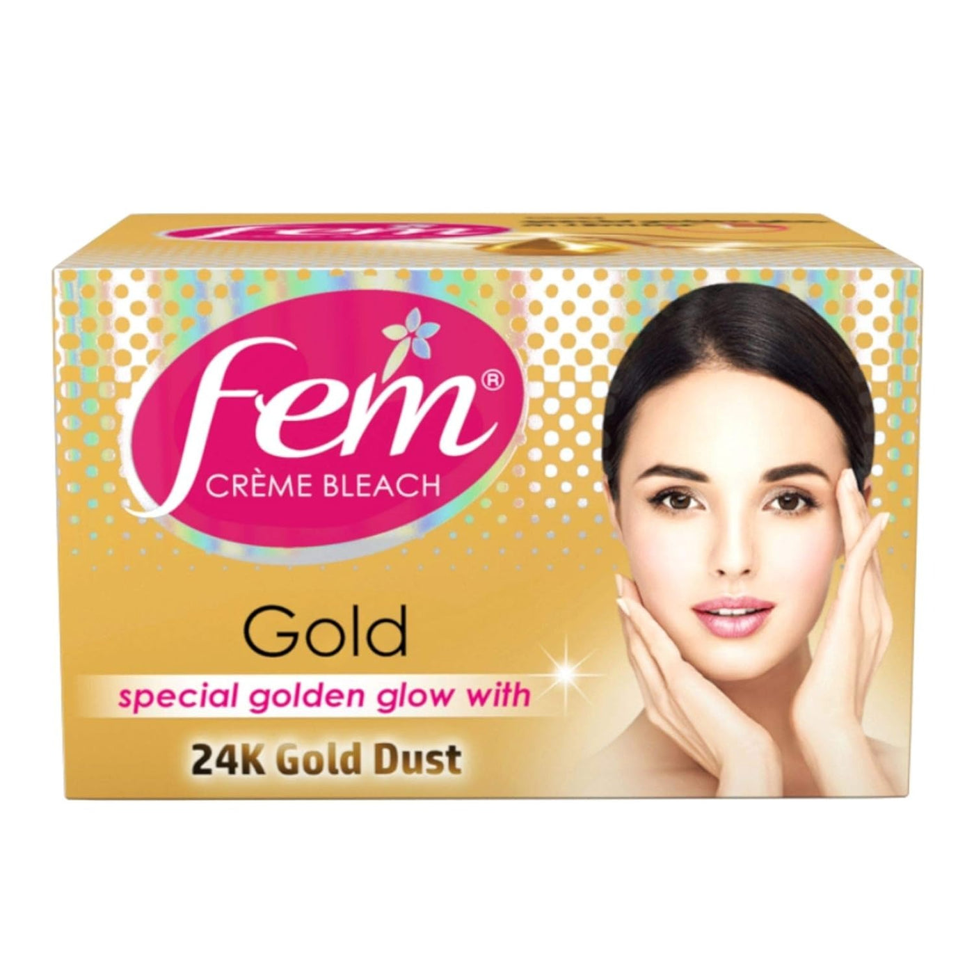 Fem Fairness Naturals Gold Skin Bleach, 24g