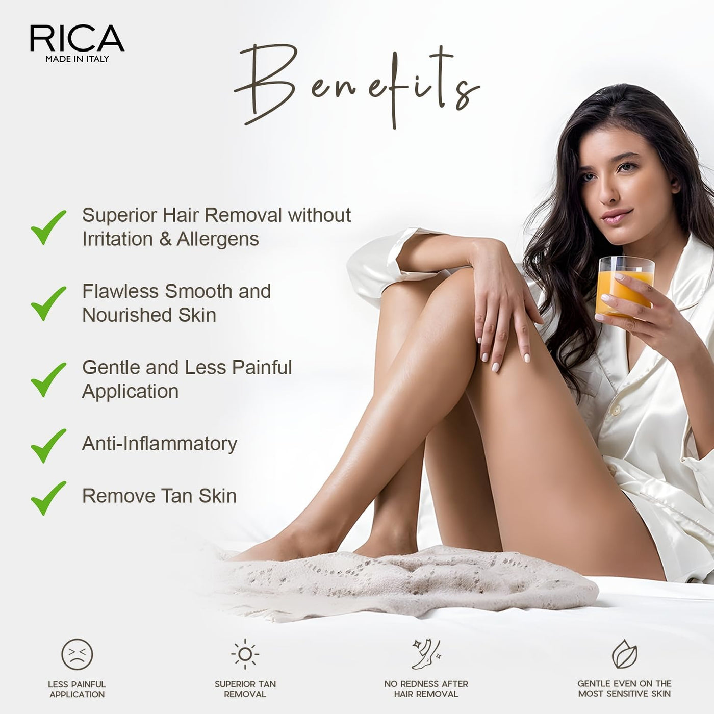 Rica Milk Liposoluble Wax for Sensitive Skin