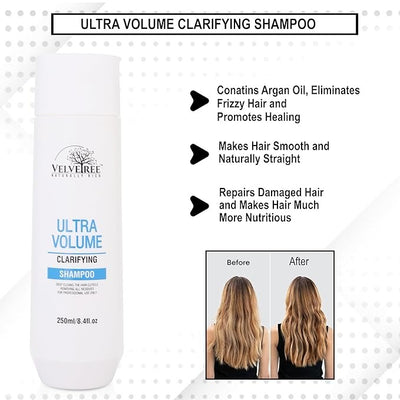 Velvetree Professional Keratin Pre-Treatment Ultra Volume Clarifying Shampoo (250ml)