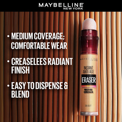 Maybelline New York Instant Age Rewind Eraser Multi-Use Concealer - Ivory (6ml)