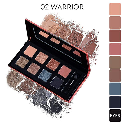 SUGAR Cosmetics Blend The Rules - Eyeshadow Palette 02 Warrior | PowderParaben-Free, Multicolor, Matte Finish