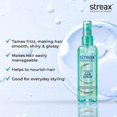 Streax Professional Vitariche Gloss Hair Serum (115 ml)