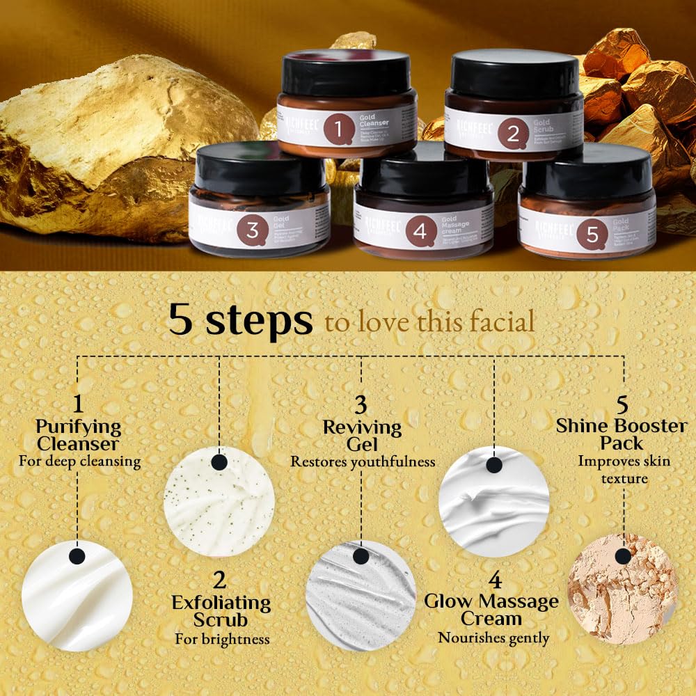 Richfeel Gold Facial Kit 5x50gms