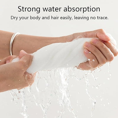 Simplisa Disposable Hair Towel – Pack of 25 | Ultra Gentle Non-Woven Towels (24"x40")