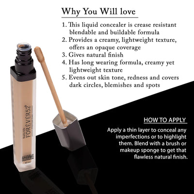 Daily Life Forever52 Coverup Concealer (Sandstone) Multipurpose creamy, lightweight Easy-To-Blend Hydrating Formula For Long Lasting Natural Finish Perfect Look