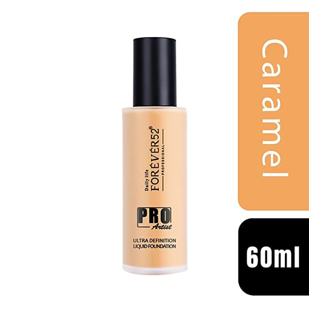 Forever52 Pro Artist Ultra Definition Liquid Foundation (Cheese Cake),(Custard),(Milk Cake),(Pralines),(Sundae),(Honey),(Pecan),(Fudge),(Peanut),(Caramel)