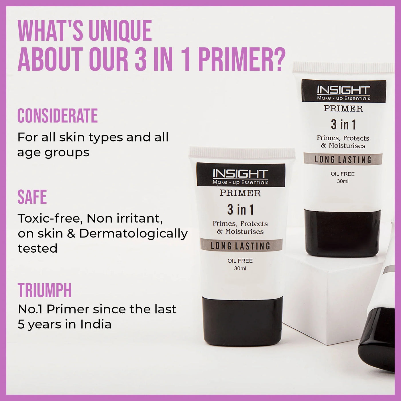 Insight 3 In 1 Long Lasting Primer