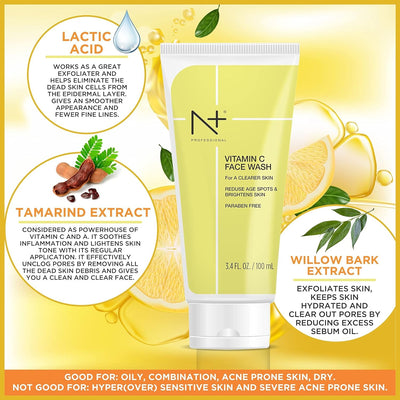 N+ Professional Vitamin C Face Wash - 100ml