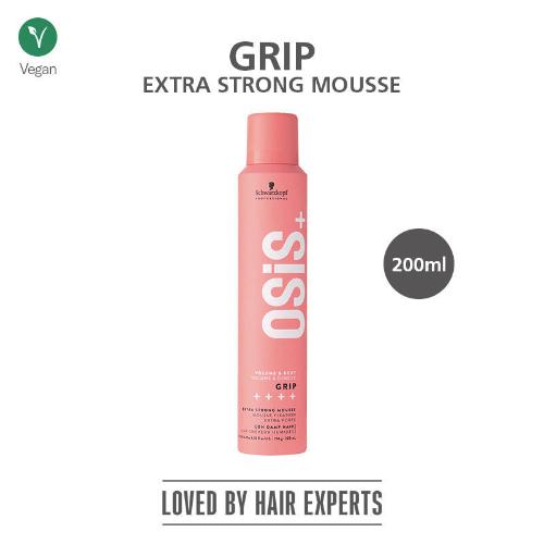 Schwarzkopf Professional OSiS+ Grip Extra Strong Hair Styling Mousse (200ml)