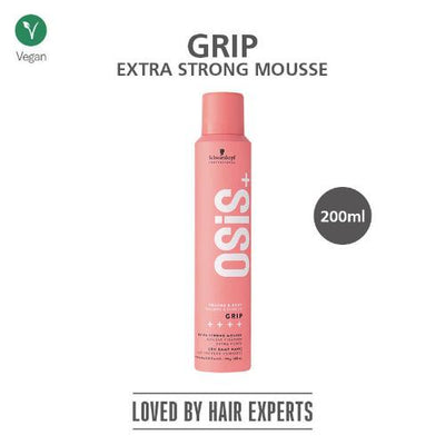 Schwarzkopf Professional OSiS+ Grip Extra Strong Hair Styling Mousse (200ml)