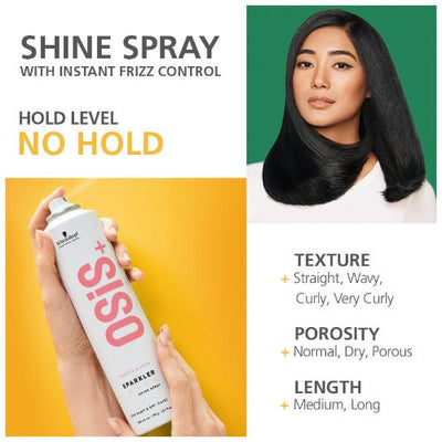 Schwarzkopf Professional OSiS+ Sparkler Hair Styling Shine Spray (300ml)