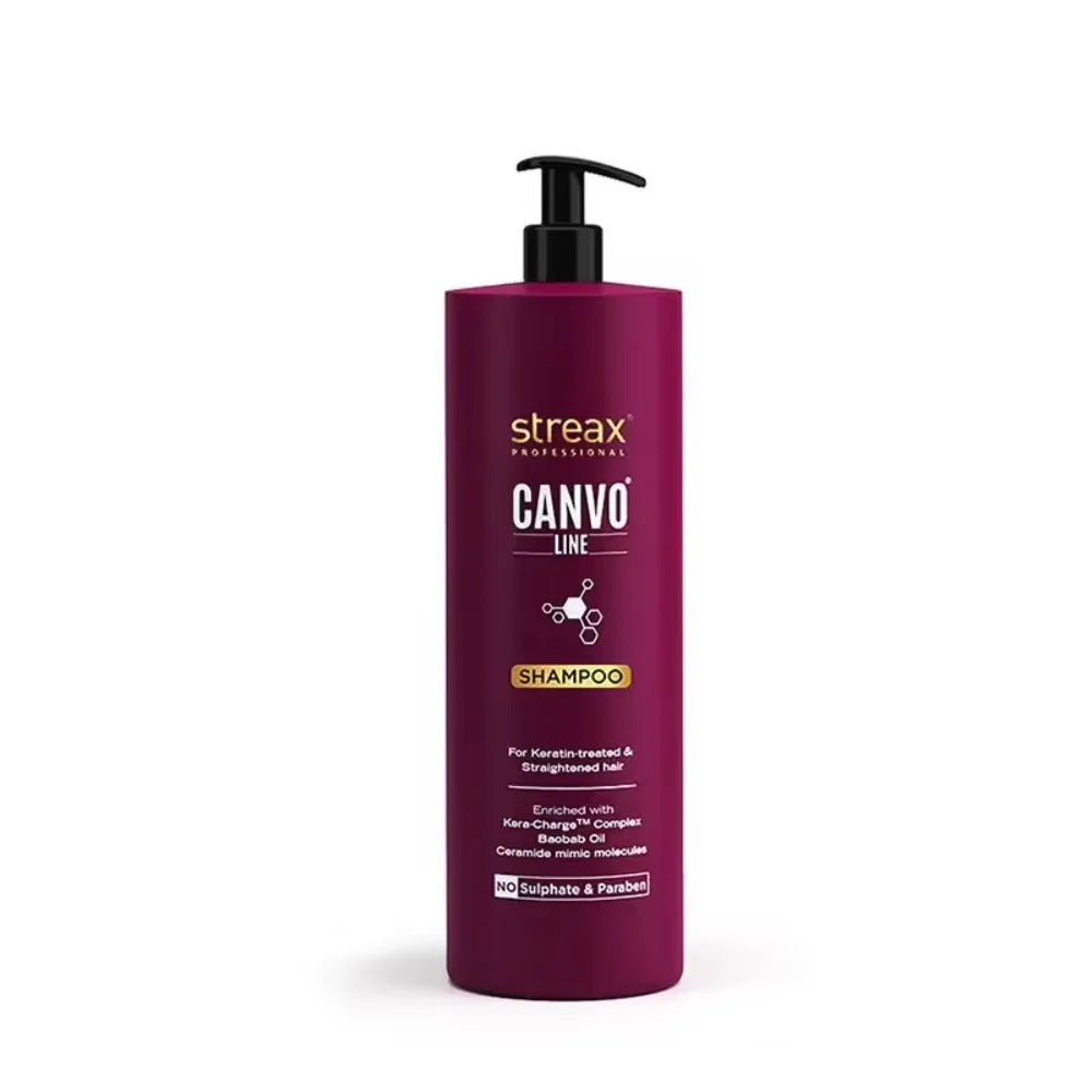 Streax Professional Canvoline Straightening Post Care Shampoo (1500ml)