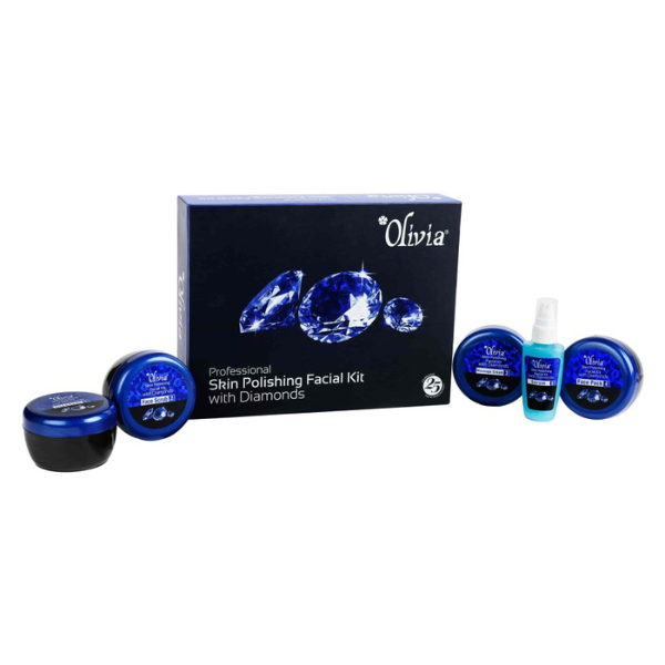 Olivia Professional Skin Polishing Facial Kit With Diamonds 400gm