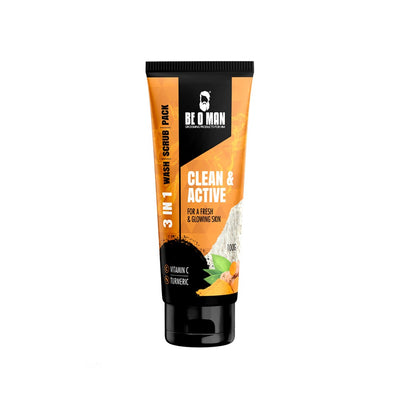 BEOMAN 3-in-1 Face Wash Scrub Pack - 100g