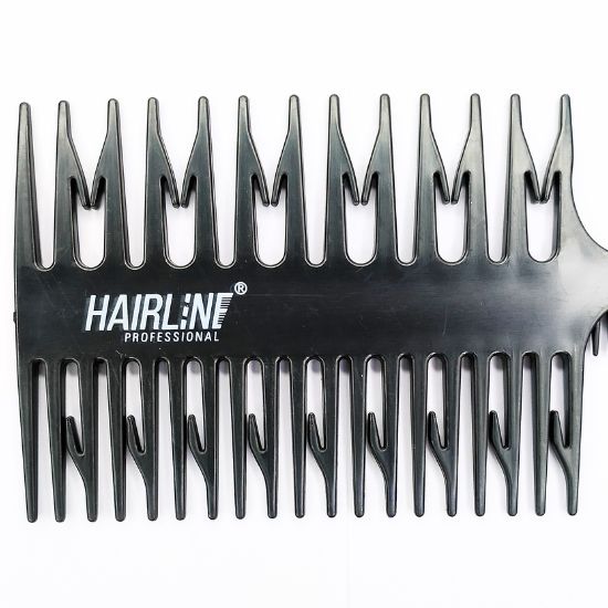 HairLine Professional Set Of 2 Styling Comb and Razor Comb