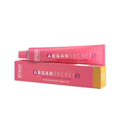 Streax Professional Argan Secrets Hair Colourant Cream - Golden Blonde 7.3 (60gm)