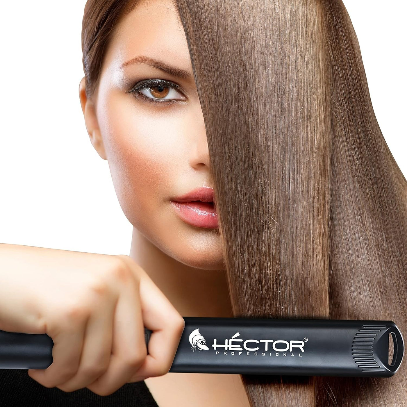 HECTOR Keratin Pro Shine HT-HSK-66A Hair Straightener, Black