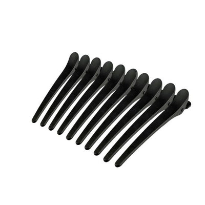 Hair Section Clip Carbon Fibre 10pc/pack Heat Resistant upto 200°C