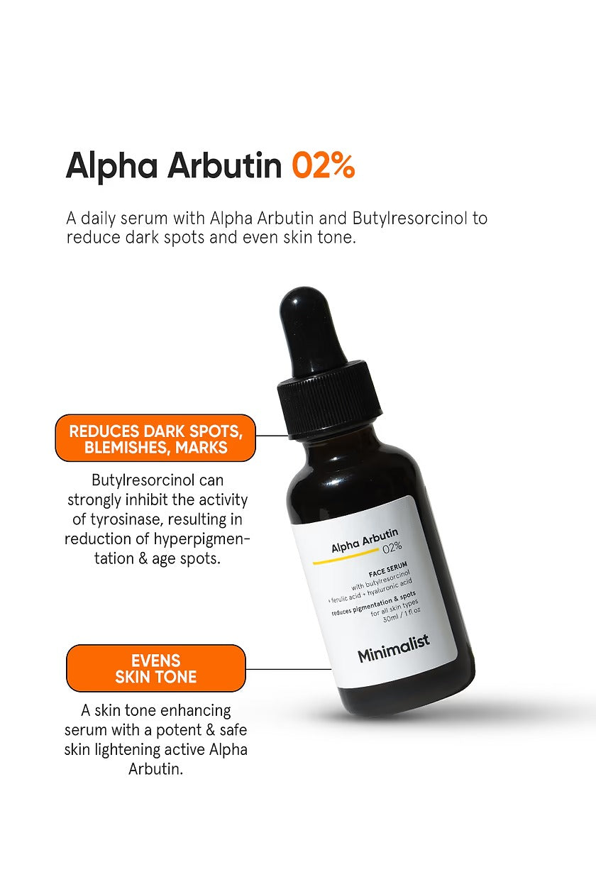 Minimalist Alpha Arbutin 2% Face Serum