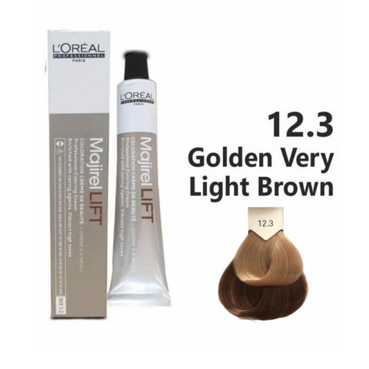 L'oreal Professional Paris Majirel Lift - 12.3 (Golden Very Light Brown) 60g
