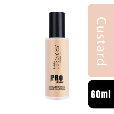 Forever52 Pro Artist Ultra Definition Liquid Foundation (Cheese Cake),(Custard),(Milk Cake),(Pralines),(Sundae),(Honey),(Pecan),(Fudge),(Peanut),(Caramel)