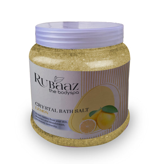 Rubaaz Crystal Bath Salt Lemon 1Kg