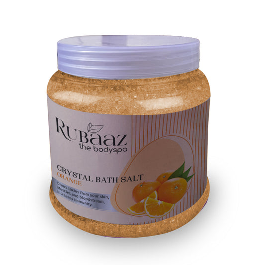 Rubaaz Crystal Bath Salt Orange 1kg