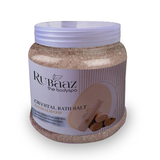 Rubaaz Crystal Bath Salt Sandalwood 1kg