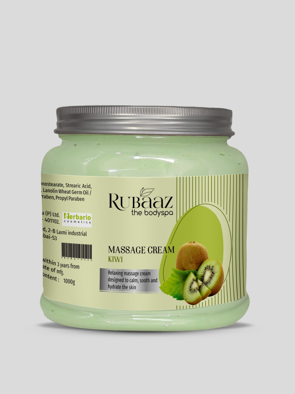 Rubaaz Kiwi Body Cream 1Kg