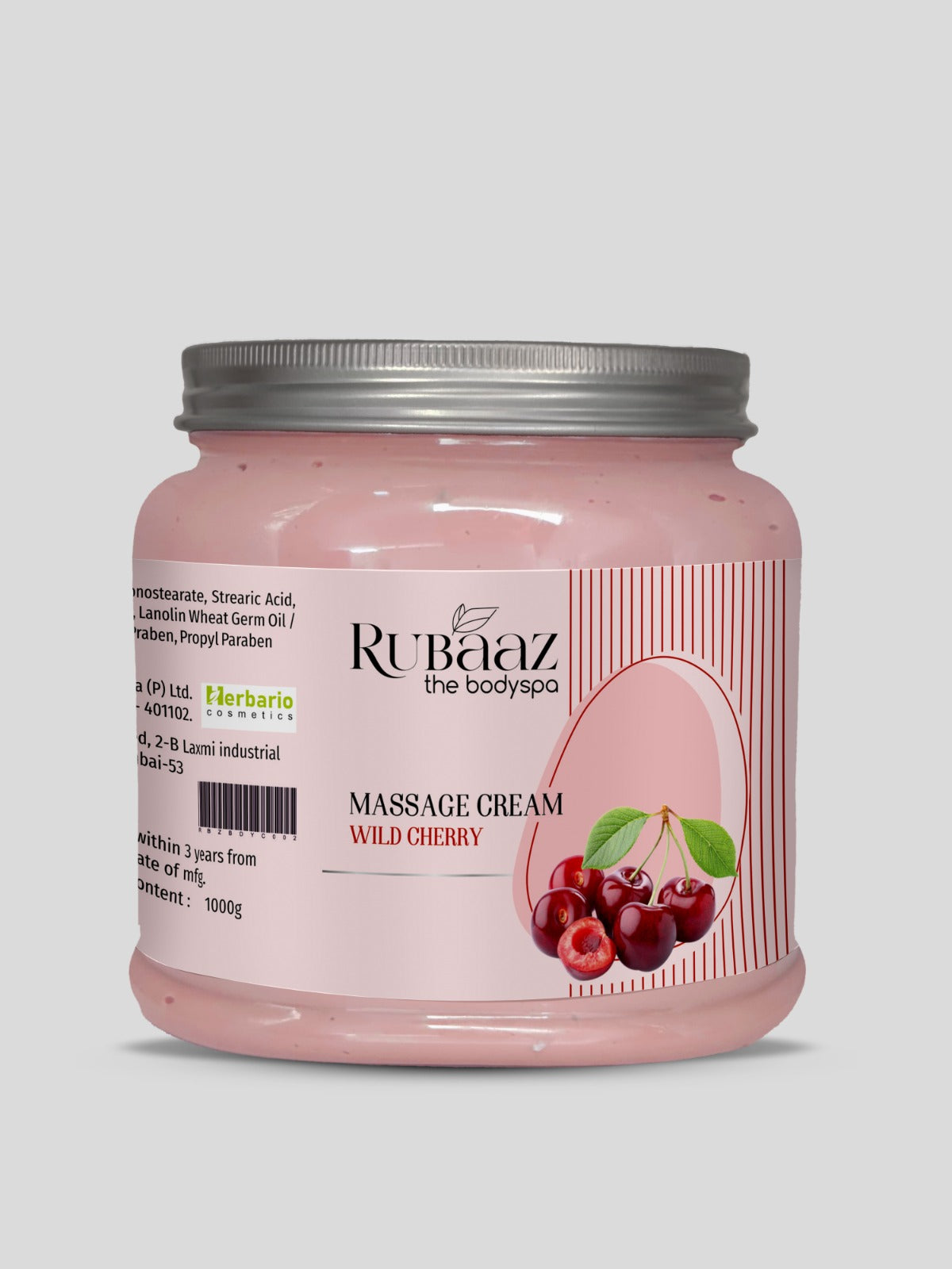 Rubaaz Wild Cherry Body Cream 1Kg