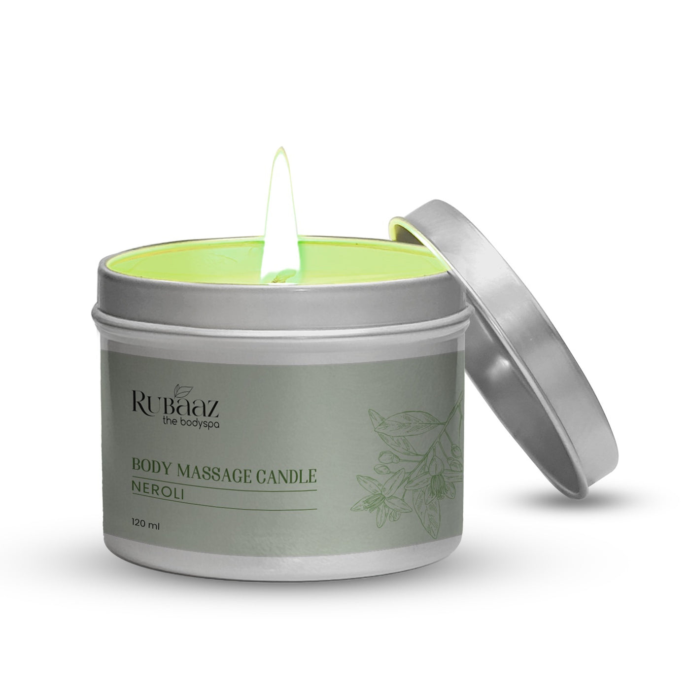 Rubaaz Body Massage Candle – Neroli 120ml