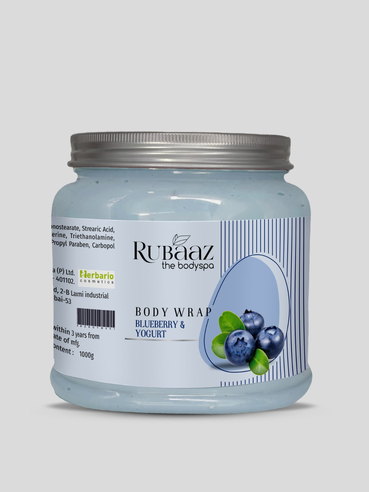 Rubaaz Blueberry Yogurt Body Wrap 1Kg