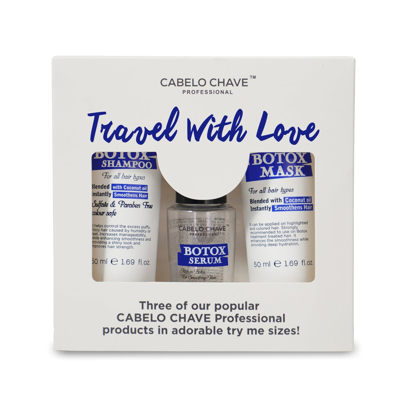 Cabelo Chave Botox Travel Kit (100ml)