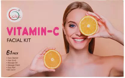 Caleo Lightens & Brightnes Skin Tone Vitamin C Facial Kit (250g)