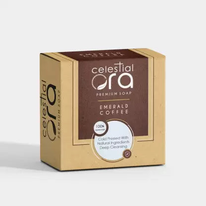 celestial ora Premium Soap Hand Made Soap Emerald Coffee Soap  (100 g)