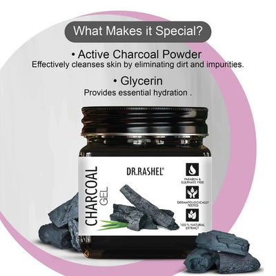 DR.RASHEL Charcoal Gel - 380ml