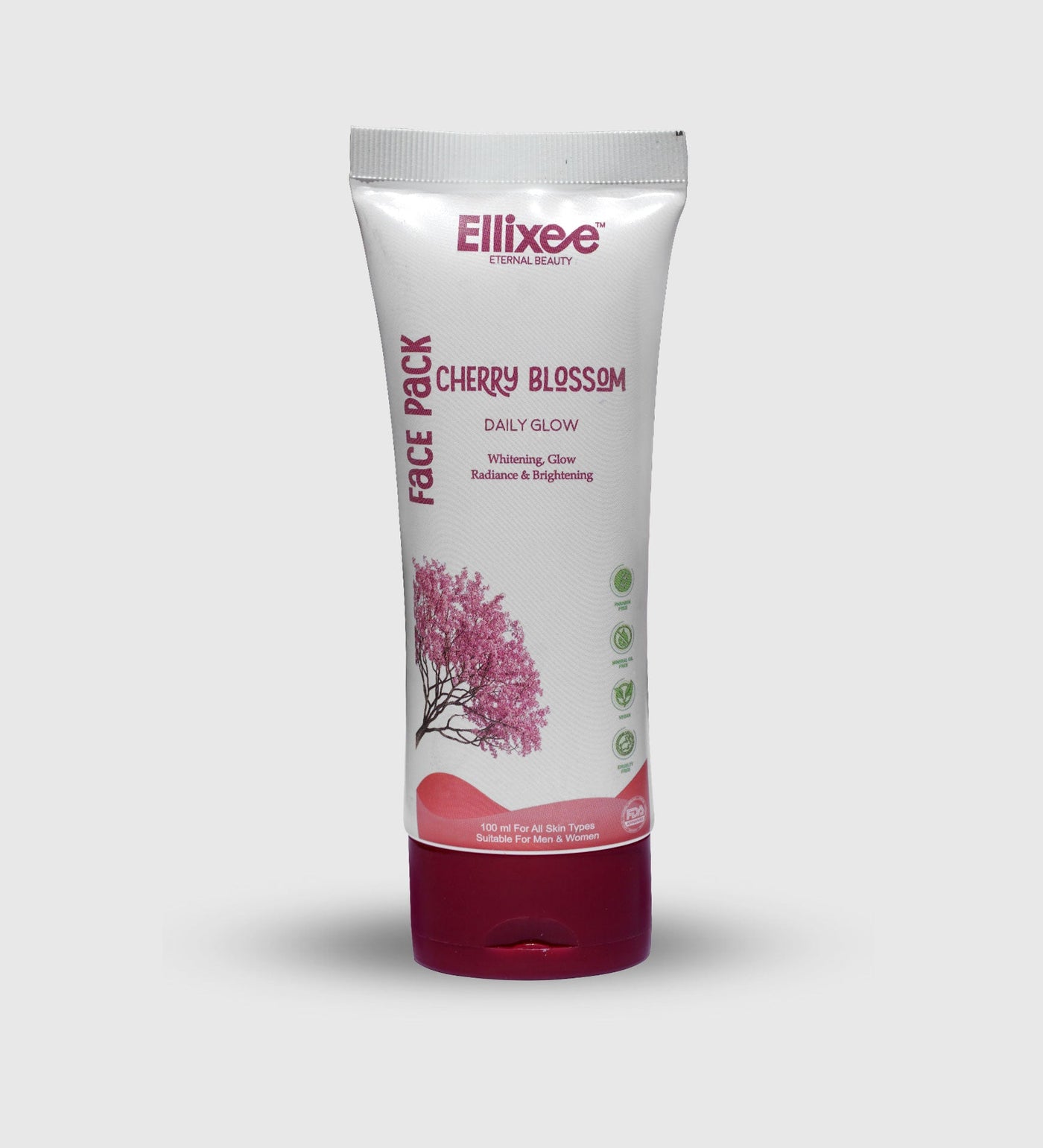 Ellixee Cherry Blossom + Exfoliating Detox Face Pack