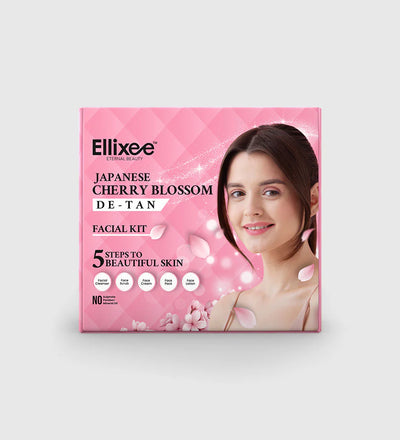 Ellixee Japanese Cherry Blossom + De-Tan Facial Kit