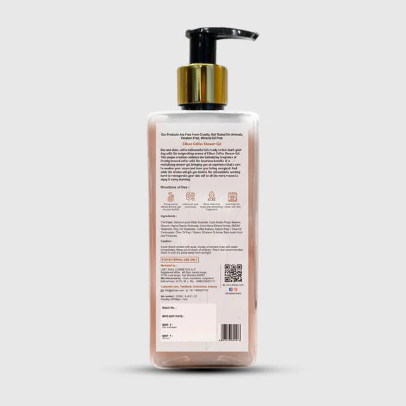 Ellixee Coffee + Deep Cleansing Shower Gel