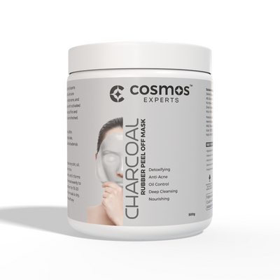 Cosmos Experts Rubber Peel Off Mask - Charcoal (Available in 150gm, 500gm & 1000gm)