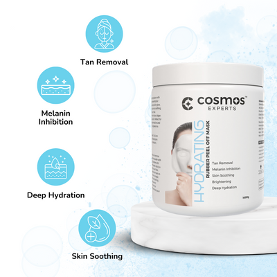 Cosmos Experts Rubber Peel Off Mask - Hydrating (Available in 150gm, 500gm & 1000gm)