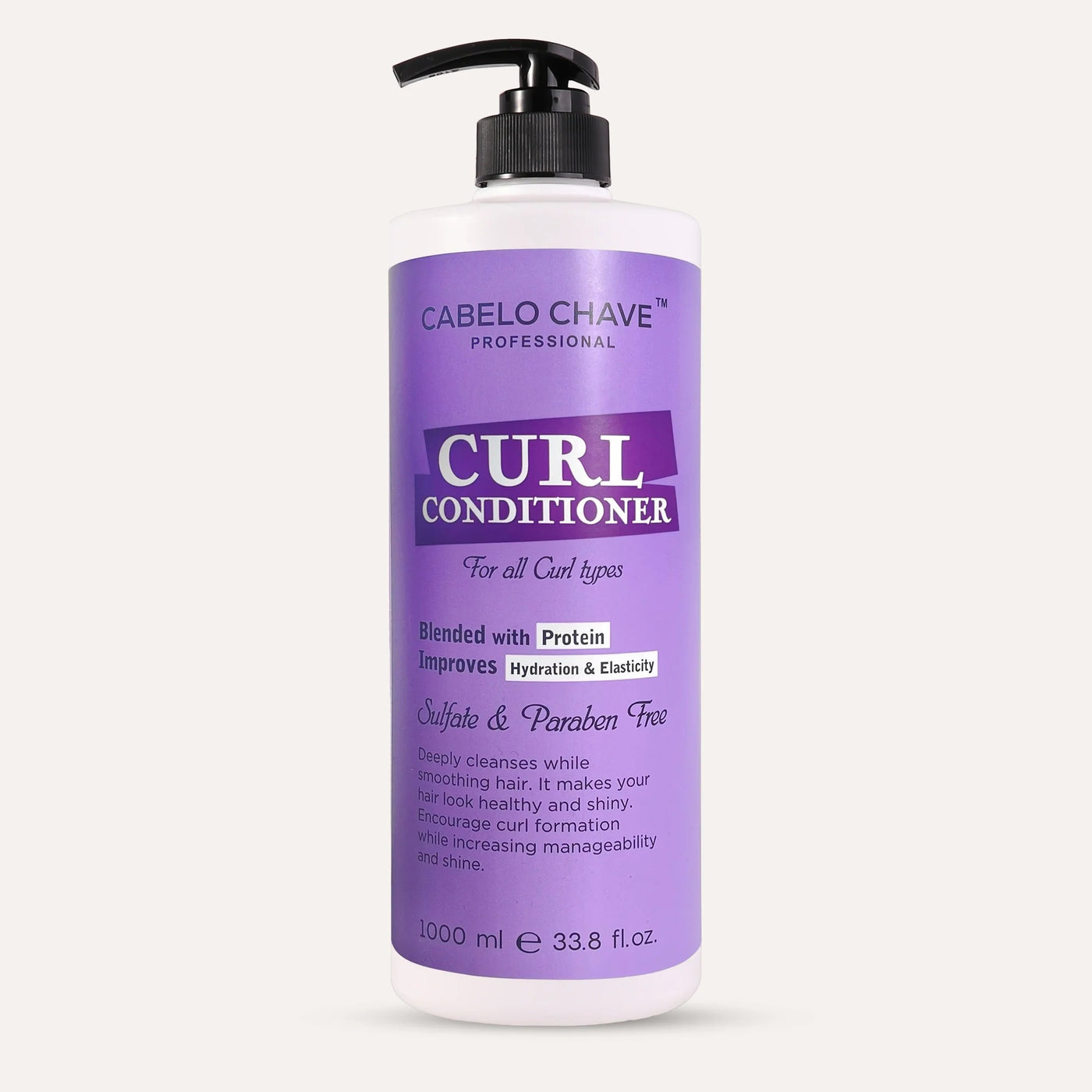 Cabelo Chave Curl Conditioner (1000ml) | Moisturizing & Defining for Curly Hair