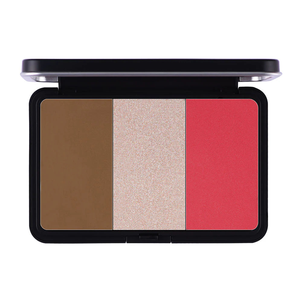 Daily Life Forever52 Glambo - Contour Highlighter Blush Palette - Cherry Mocha (18 G)