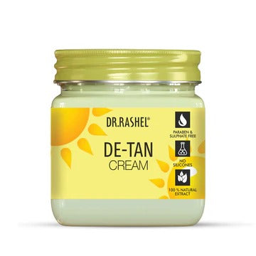 DR.RASHEL De-Tan Cream for Face & Body Tan Removal Cream - 380 Ml