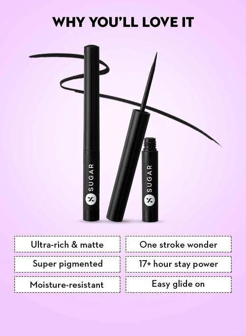 Sugar Eye Told You So! Smudge Proof Eyeliner - Black Swan