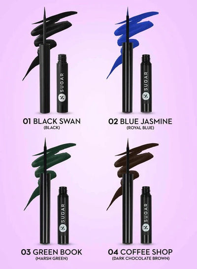 Sugar Eye Told You So! Smudge Proof Eyeliner - Black Swan