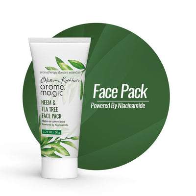 Aroma Magic Neem & Tea Tree Face Pack with Niacinamide